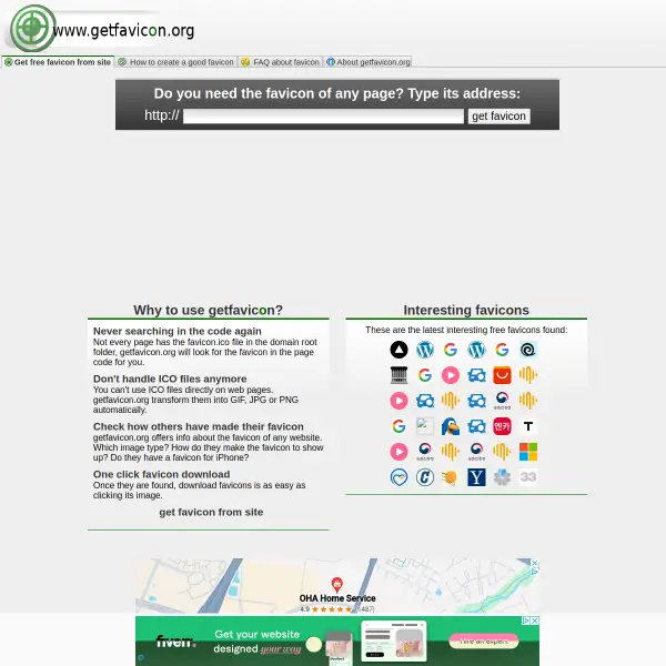 Get free favicon - download get favicon from site free