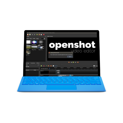 OpenShot Video Editor Software for PC icon