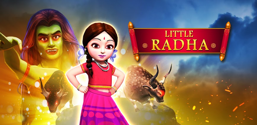 Little Radha Run Android APK Download background