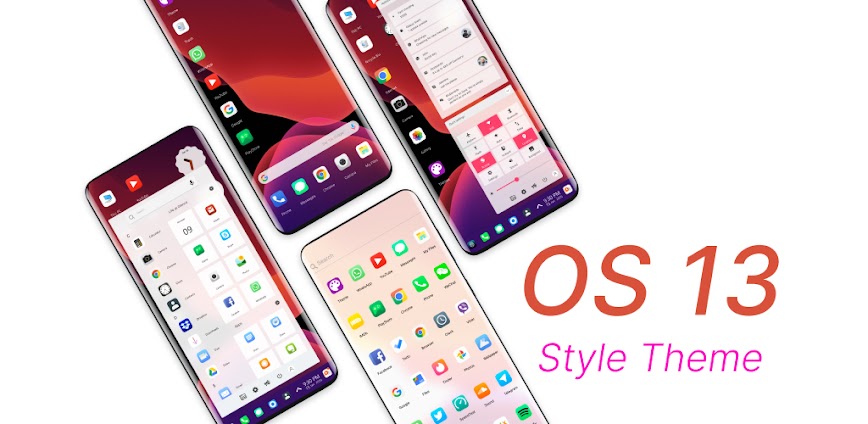 OS13 Theme Launcher Android MOD APK Download background