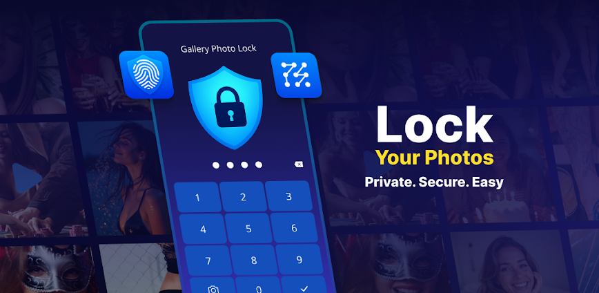 Photo Lock Pro MOD APK Download background