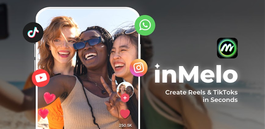 inMelo – Reels Video Editor Mod Apk background