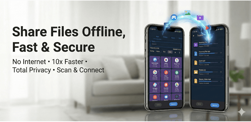 Apk Share Bluetooth MOD APK Download background