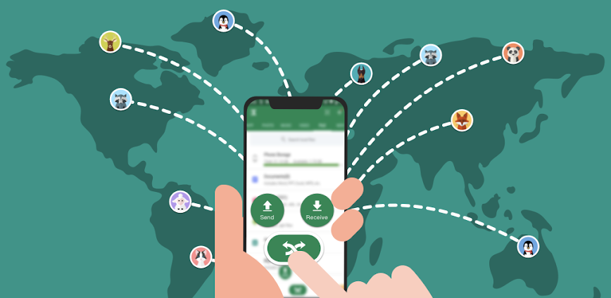 Xender Music Transfer MOD APK Download background