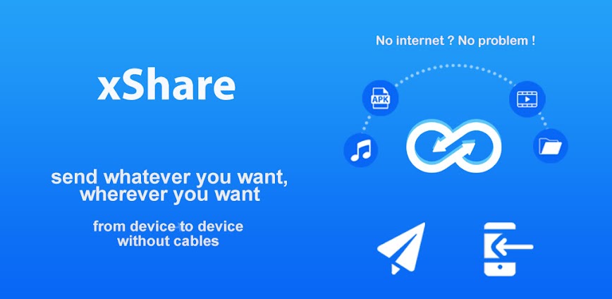XShare Pro Android MOD APK Download background