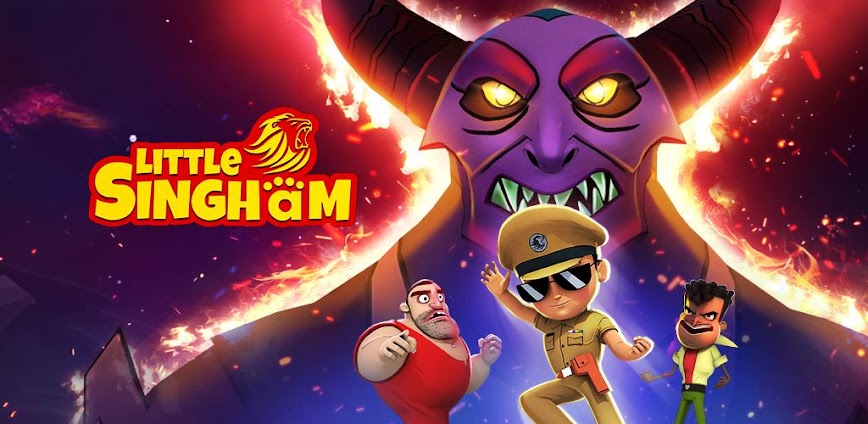 Little Singham Android Game APK Download background