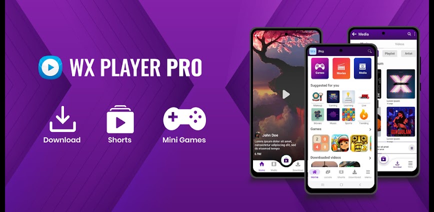 WXPlayer Pro MOD APK Download background