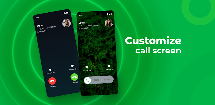 iCallScreen Pro MOD APK Download background