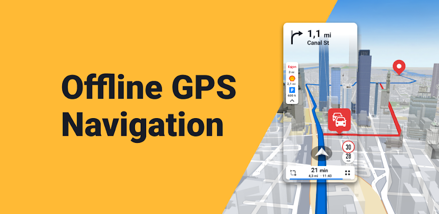 Sygic GPS Navigation & Maps APK Download background