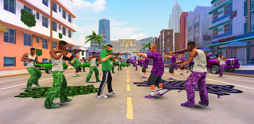 Gangs Fighter Action Game APK Download background