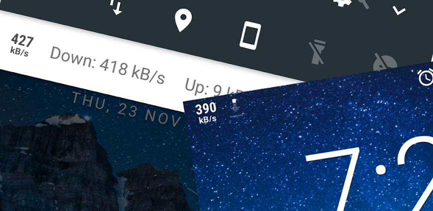NetSpeed Indicator Pro APK Download for Android background