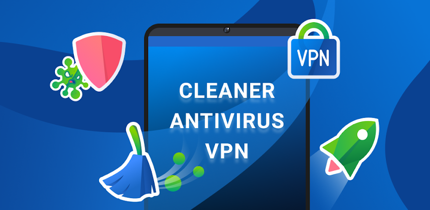 Download Cleaner Antivirus VPN Pro APK for Android background
