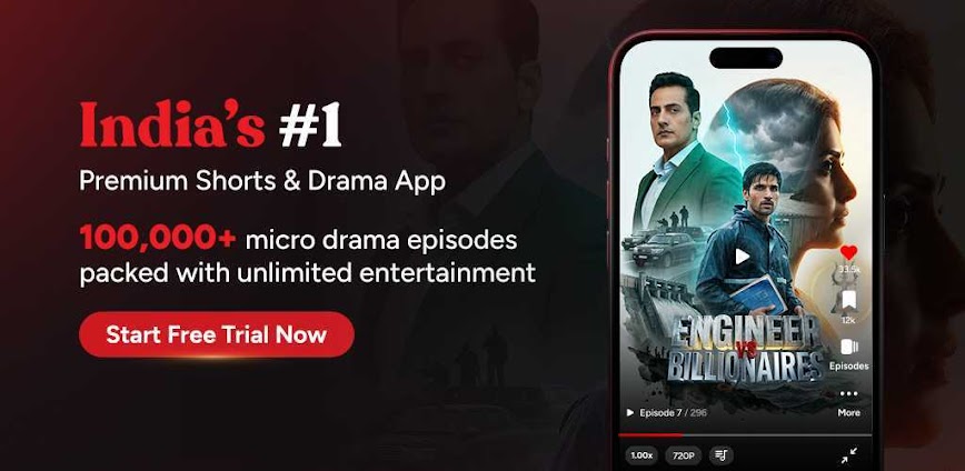 Kuku TV Reel Shows Movies Pro APK Download background